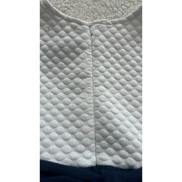 Girl's Blue & White Tulle Dress Fancy Bow Formal Size 5 Sleeveless Flower Party - Picture 13 of 13